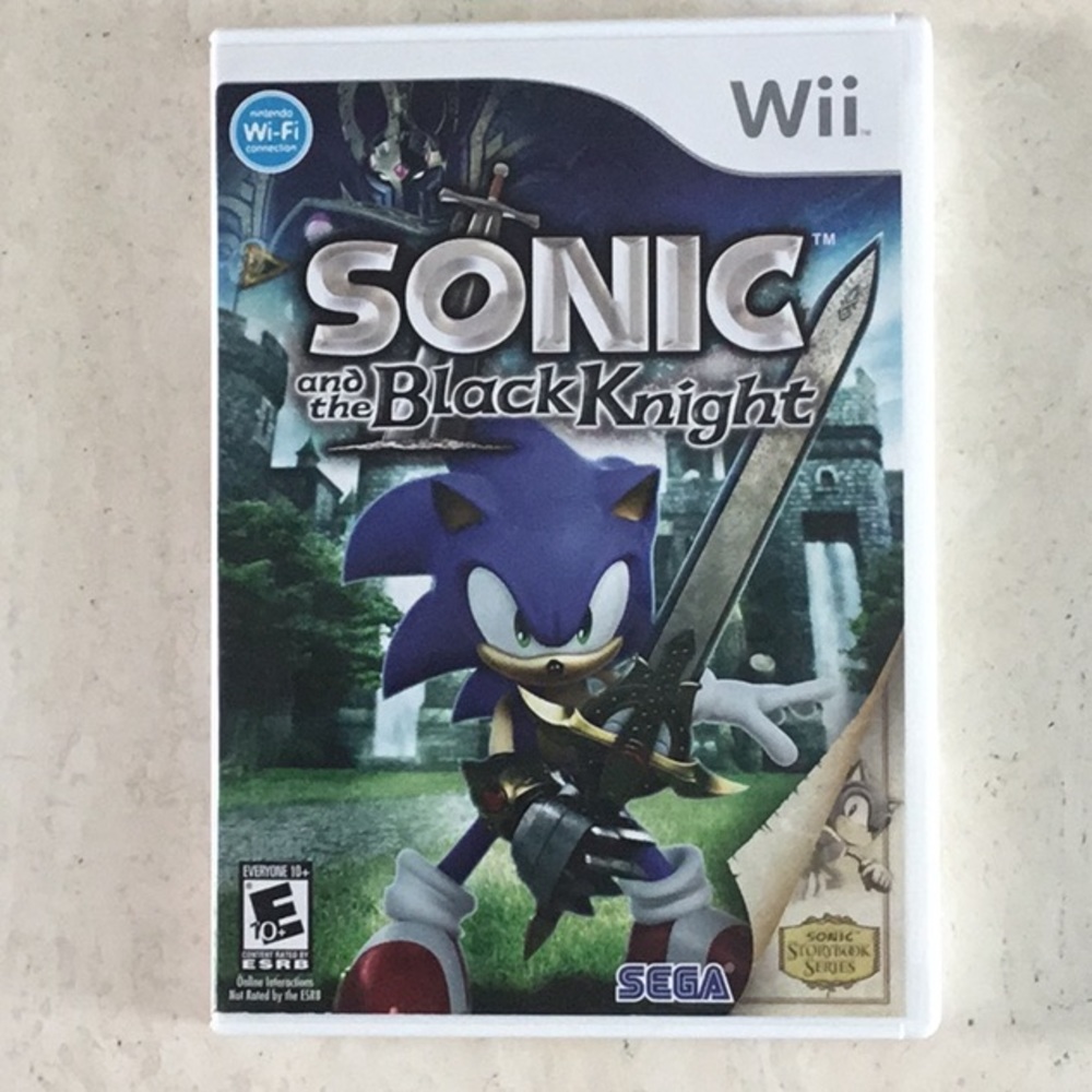 Sonic And The Black Knight Nintendo Wii Game CIB Tested Working